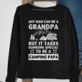 Grandpa Camp Lover Proud Camping Papa Fathers Day Gift Sweatshirt Gifts for Old Women