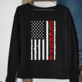 Grandpa Usa Flag Firefighter Thin Red Line Fireman Gift Sweatshirt Gifts for Old Women