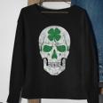 Green Shamrock Skull Irish Ireland St Patricks Day Gift Sweatshirt Gifts for Old Women