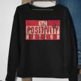 Gym Positivity Nation Funny Fitness Sweatshirt Gifts for Old Women