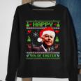 Happy 4Th Of Easter Funny Joe Biden Christmas Ugly Sweater V2 Men Women Sweatshirt Graphic Print Unisex Gifts for Old Women