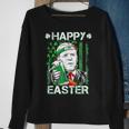 Happy Easter Leprechaun Biden St Patricks Day Shamrock Mens Sweatshirt Gifts for Old Women