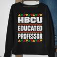 Hbcu Educated Professor Black College Grad Dashiki Men Women Sweatshirt Graphic Print Unisex Gifts for Old Women