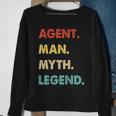Herren Agent Mann Mythos Legende Sweatshirt Geschenke für alte Frauen