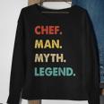 Herren Chef Mann Mythos Legende Sweatshirt Geschenke für alte Frauen