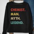 Herren Chemiker Mann Mythos Legende Sweatshirt Geschenke für alte Frauen