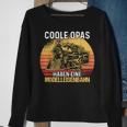 Herren Coole Opas Haben Eine Modelleisenbahn Sweatshirt Geschenke für alte Frauen