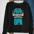 Herren Cooles Werdender Opa Spruch Für Papas Und Opas Sweatshirt Geschenke für alte Frauen
