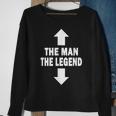 Herren Der Mann Die Legende Sweatshirt Geschenke für alte Frauen