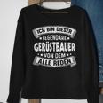 Herren Gerüstbauer Legende Handwerker Lustiges Gerüstbau Sweatshirt Geschenke für alte Frauen