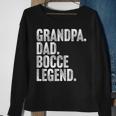 Herren Grandpa Dad Bocce Legend Opa Papa Boccia Legende Sweatshirt Geschenke für alte Frauen