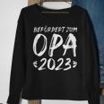 Herren Ich Werde Opa 2023 Schwangerschaft Verkünden Sweatshirt Geschenke für alte Frauen