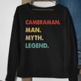 Herren Kameramann Mann Mythos Legende Sweatshirt Geschenke für alte Frauen