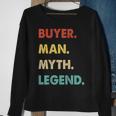 Herren Käufer Mann Mythos Legende Sweatshirt Geschenke für alte Frauen