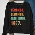 Herren Lebende Legende Baujahr 1977 Geschenk Geburtstag Sweatshirt Geschenke für alte Frauen