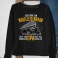 Herren Modelleisenbahn Opa Eisenbahner Modellbauer Rentner Sweatshirt Geschenke für alte Frauen