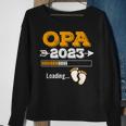 Herren Opa 2023 Loading Sweatshirt, Werdender Opa Nachwuchs Lustig Geschenke für alte Frauen