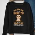 Herren Opa Großvater Shih Tzu Sweatshirt Geschenke für alte Frauen