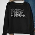 Herren Opa The Man The Myth The Legend Vatertag V4 Sweatshirt Geschenke für alte Frauen