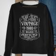 Herren Sweatshirt zum 43. Geburtstag - Mann Mythos Legende 1980 Vintage Geschenke für alte Frauen
