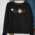 Herzschlag Meerschweinchen Mama Sweatshirt Geschenke für alte Frauen