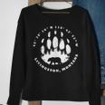 Hiking Bear Wear Livingston Montana Sweatshirt Gifts for Old Women