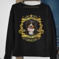 Hunde-Motiv Schwarz Sweatshirt mit Liebevoller Botschaft, Tierfreund Design Geschenke für alte Frauen