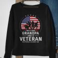 I Am A Dad Grandpa And A Veteran Nothing Scares Me Usa Gift V3 Sweatshirt Gifts for Old Women
