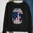 I Am A Dad Grandpa And A Veteran Nothing Scares Me Usa V2 Sweatshirt Gifts for Old Women