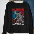 I Am A Dad Grandpa And A Veteran Nothing Scares Me Usa V4 Sweatshirt Gifts for Old Women
