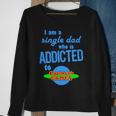 I Am A Single Dad Who Is Addicted To Cool Math Games Sweatshirt Gifts for Old Women