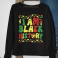 I Am Black History Groovy Retro Black History Month V2 Sweatshirt Gifts for Old Women
