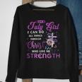 I Am July Girl I Can Do All Things Through Christ Who Gives Me Strength Sweatshirt Gifts for Old Women