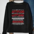 I Get My Attitude From My Freaking Awesome Dad Pullover Hoodie Sweatshirt Gifts for Old Women