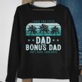 I Have Two Titles Dad And Bonus Dad Men Vintage Step Dad Sweatshirt Gifts for Old Women