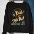 I Have Two Titles Dad And Stepdad Men Vintage Papa Bonus Dad Sweatshirt Gifts for Old Women