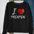 I Love Heart Trenton Family NameSweatshirt Gifts for Old Women
