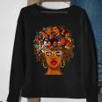 I Love My Roots Back Powerful History Month Pride Dna Gift V2 Sweatshirt Gifts for Old Women