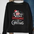 I Want Hippopotamus For Christmas Hippo Xmas Cute Gift Sweatshirt Gifts for Old Women