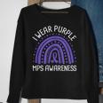 I Wear Purple Mps Awareness Sweatshirt Gifts for Old Women