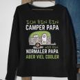 Ich Bin Ein Camper Papa Wie Ein Normaler Aber Viel Cooler Sweatshirt Geschenke für alte Frauen