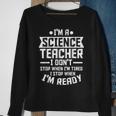 Ich Bin Ein Lehrer Für Wissenschaft Lehre Sweatshirt Geschenke für alte Frauen