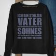 Ich Bin Stolzer Vater Eines Wundervollen Sohnes Vatertag Sweatshirt Geschenke für alte Frauen