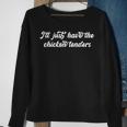 Ich Will Nur Hähnchenstreifen Lustiges Vintage Sweatshirt für Hühnerfans Geschenke für alte Frauen