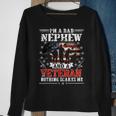 Im A Dad Nephew Veteran Memorial Day Funny Patrioitc Sweatshirt Gifts for Old Women
