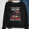 Im A Dad Son Veteran Memorial Day Funny Patrioitc Mens Sweatshirt Gifts for Old Women