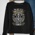 Im Not Old Im Classic Built 1969 Motorcycle 54Th Birthday Sweatshirt Gifts for Old Women