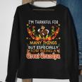 Im Thankful For Many Things But Being A Great Grandpa Sweatshirt Gifts for Old Women