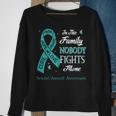 In This Family Nobody Fights Alone Sexual Assault Awareness Sweatshirt Gifts for Old Women