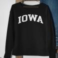 Iowa Us College Font Proud American Usa Men Women Sweatshirt Graphic Print Unisex Gifts for Old Women